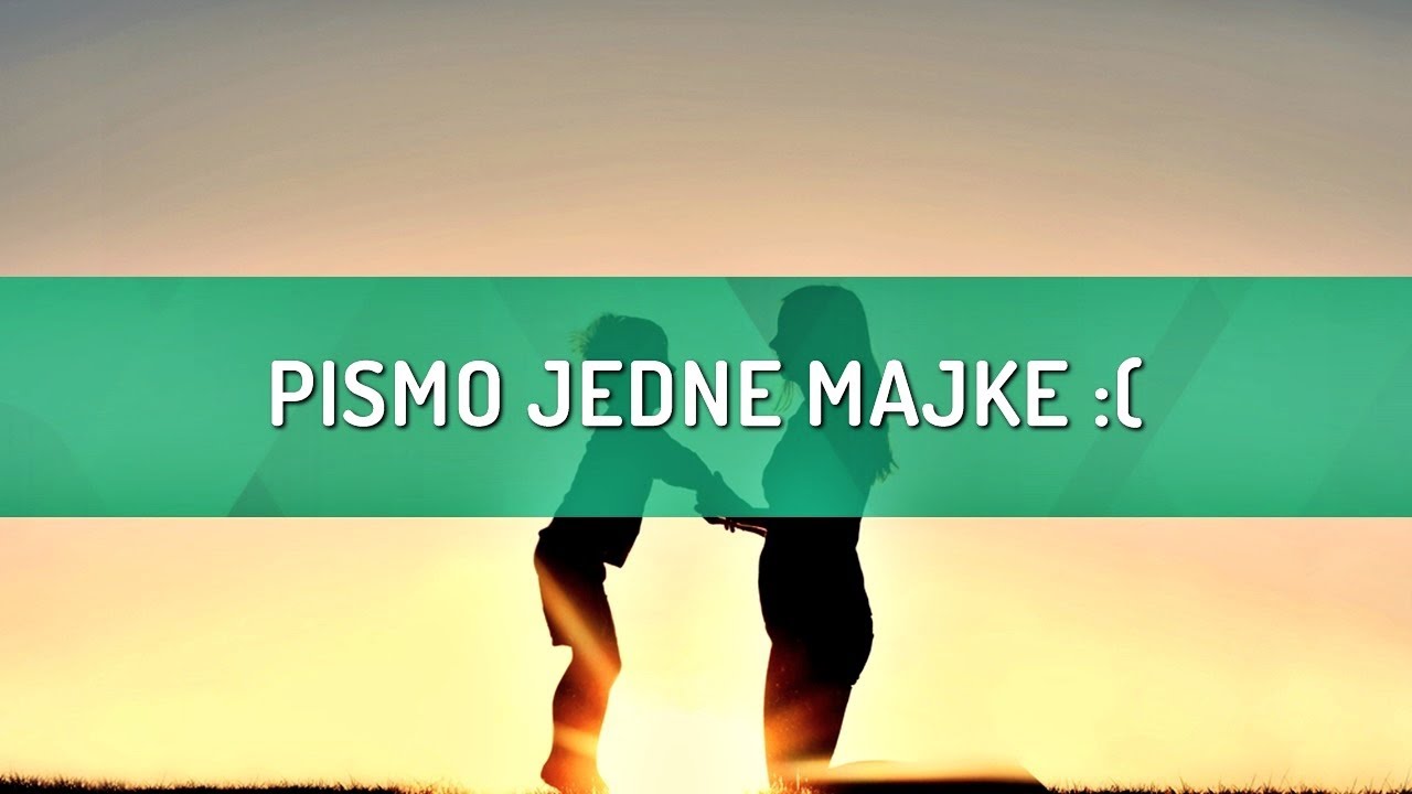 PISMO JEDNE MAJKE: Želim da te vidim, ne želim ništa više od toga...