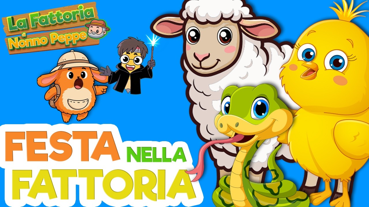 Chi c'è nella FATTORIA? 🐣🐍 PECORELLA e PULCINO! (Farm Animals - La Granja) | EddaiiiKids