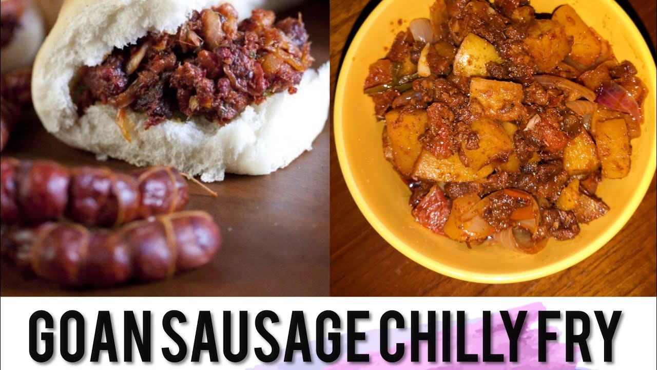 Goan sausage chilli fry