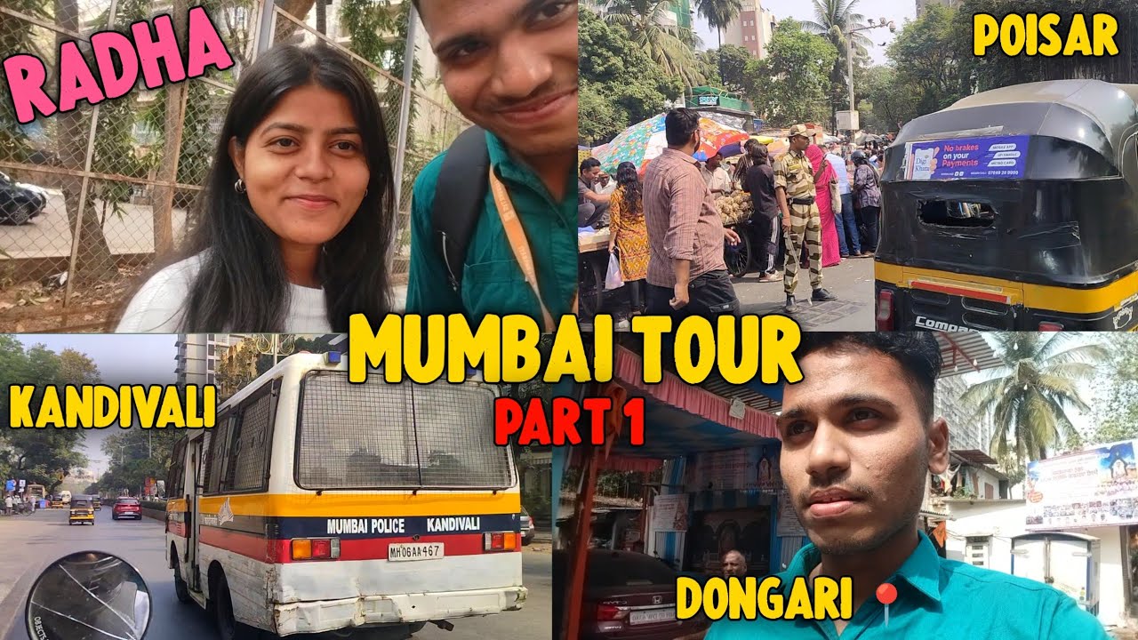 MUMBAI TOUR With Radha And Mehul Part 1 | Indian Boy Vlog | Single Boy Vlog | Part 1 Tour 