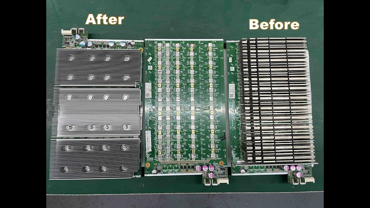 How to solve Antminer S17 S17+ T17 T17+ T17 heat sinks fall off problem -Refit heat sinks from NBTC!