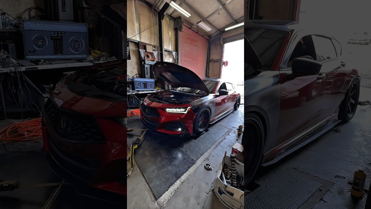 21 Acura TLX Dyno | Stage 3 Phearable Tune with Full Bolt On #acuratlx #tlx #dyno #carmodification
