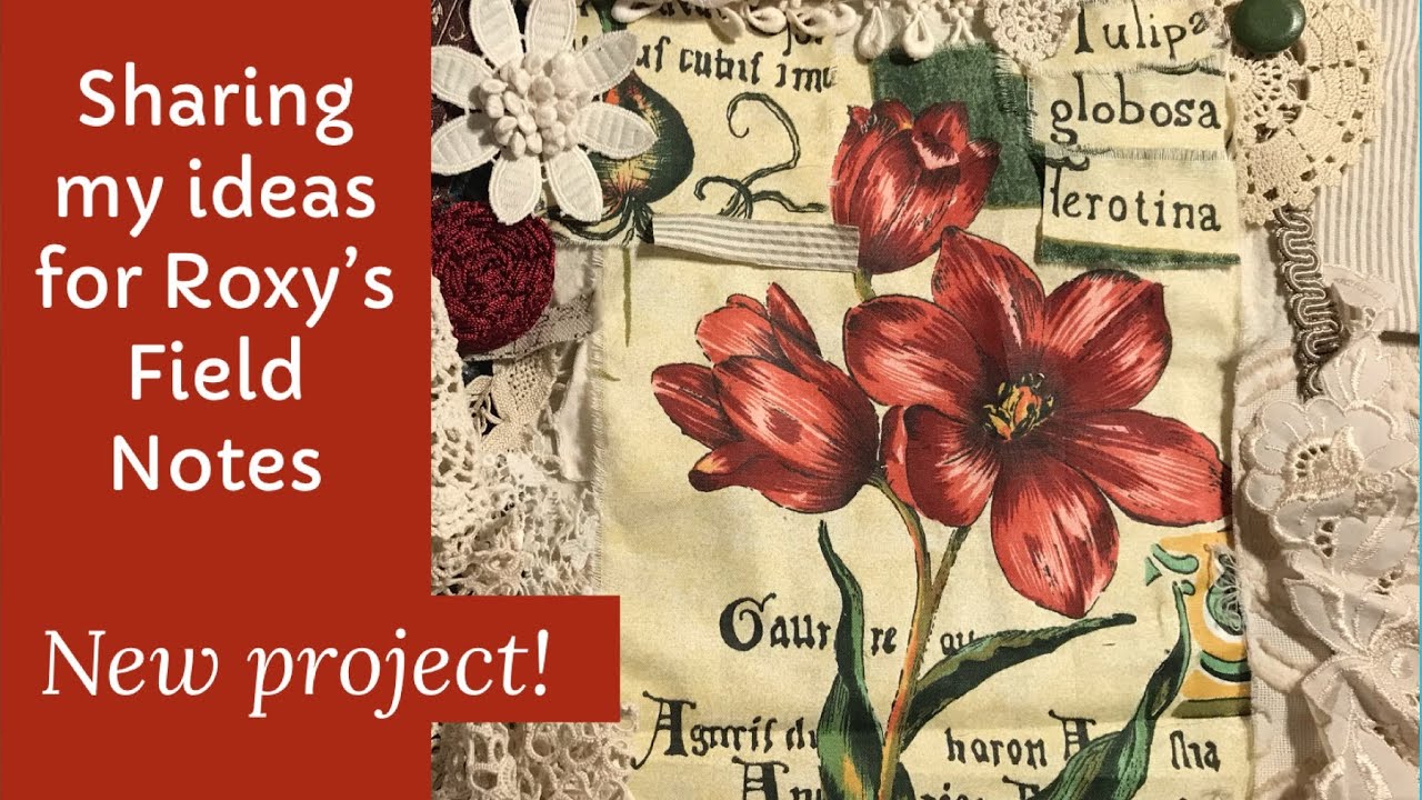 New project: slow stitch field notes - lots of ideas for Roxy’s Journal of Stitchery #slowstitching