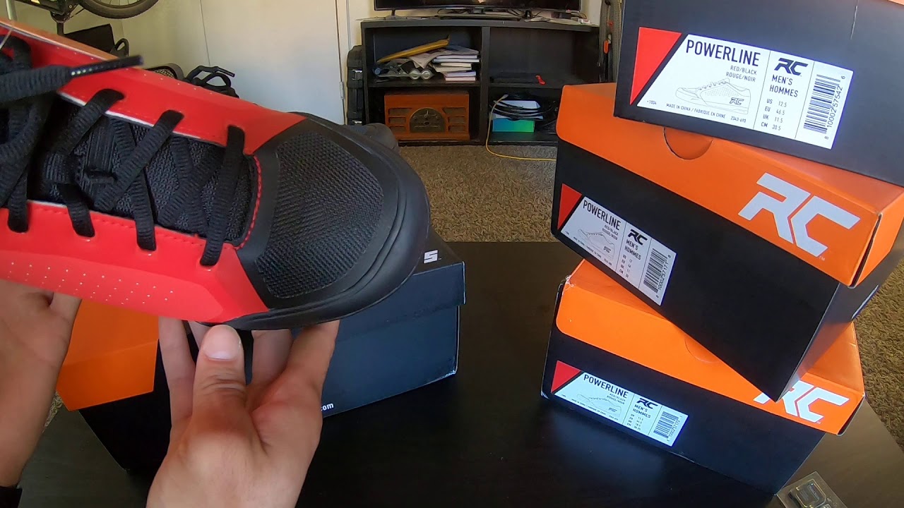 Ride Concepts Sizing FYI. Powerline Model. MTB Shoes
