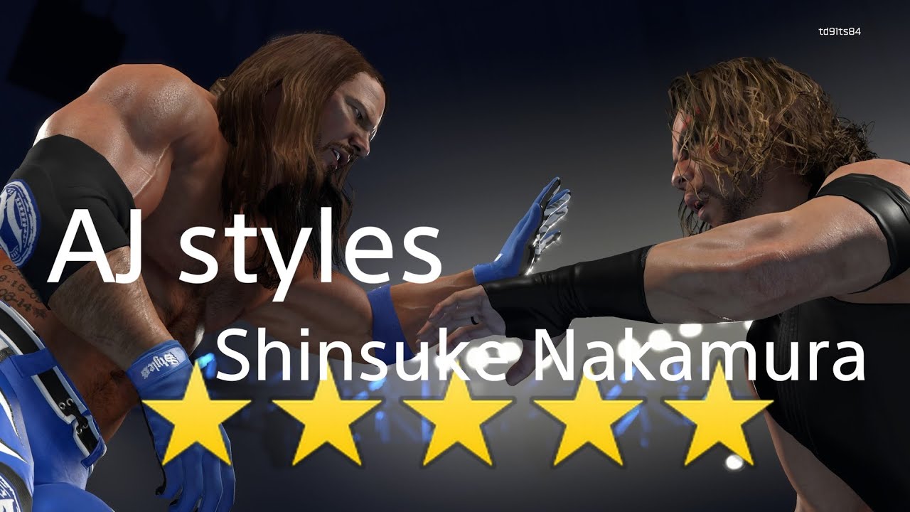 WWE2K26  AJ styles vs Shinsuke Nakamura