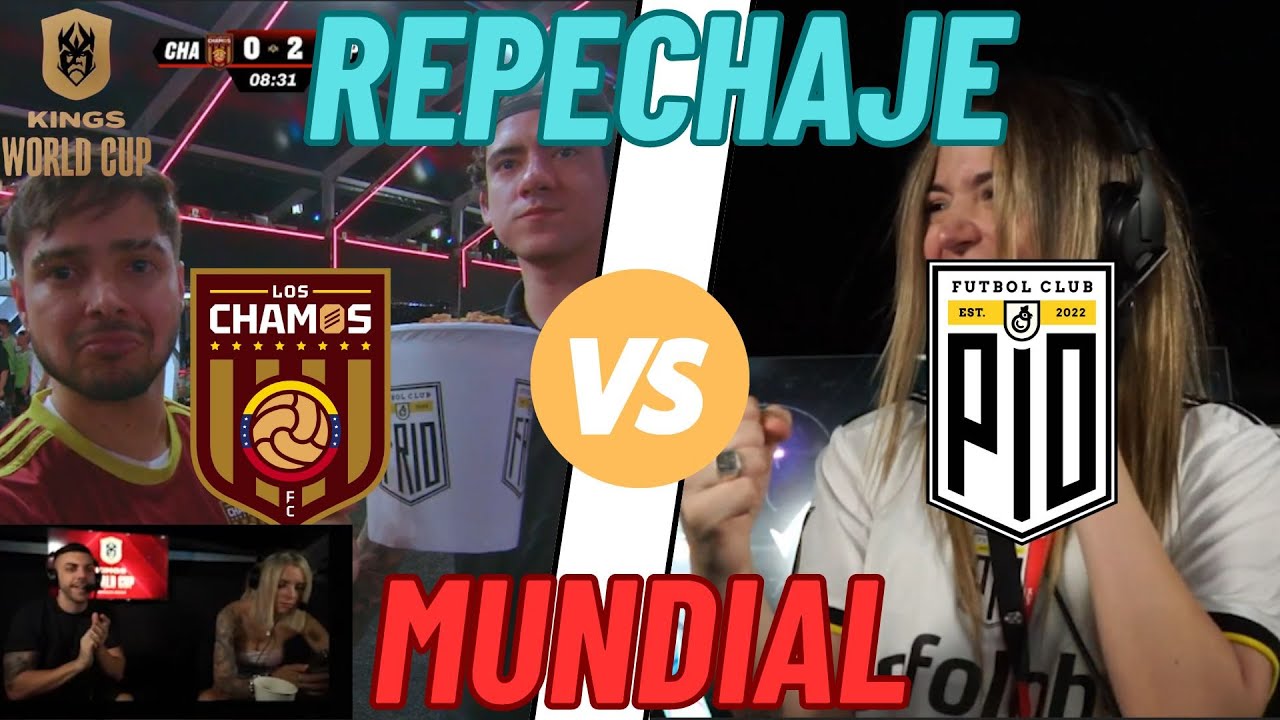 REACCION DJMARIIO LOS CHAMOS VS PIO FC REPECHAJE MUNDIAL | KINGS WORLD CUP