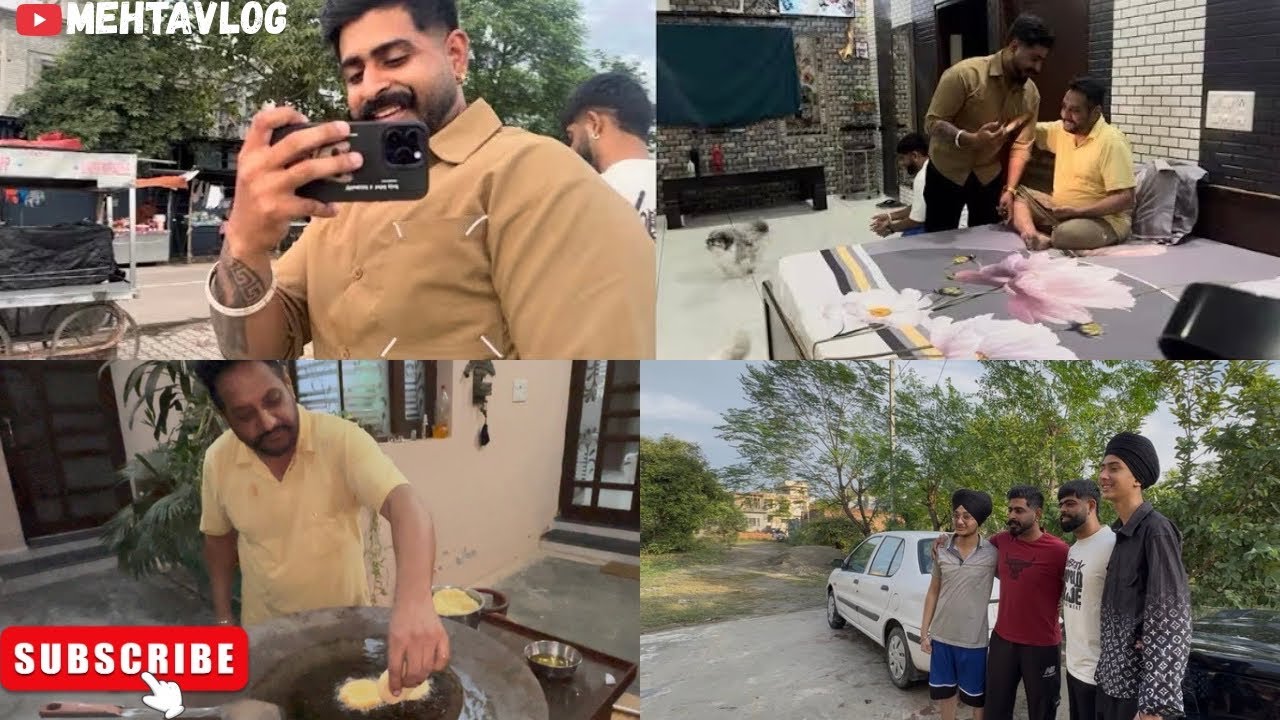 Pind Di Gedi 🚜 | Raja Sahib Gurudwara Visit & ApnaPunjab Team Meet | Village Vibes