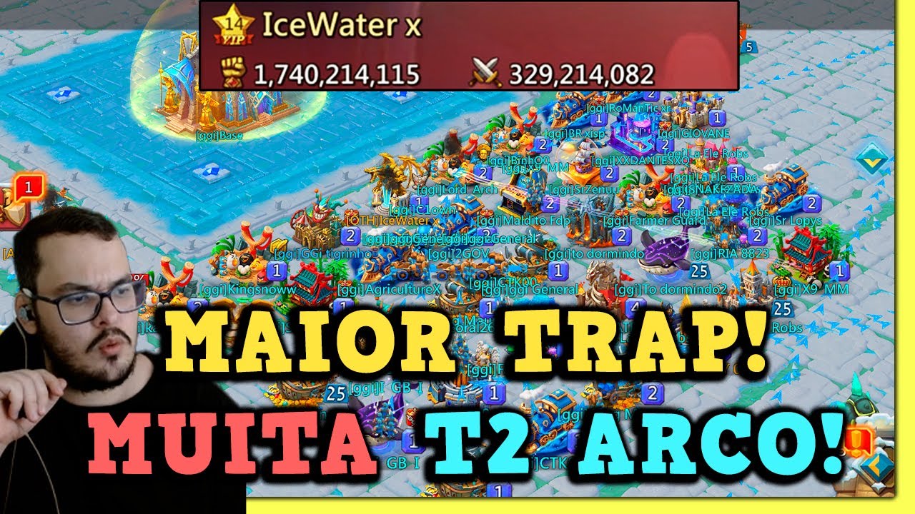 MAIOR TRAP DEU MOLE E PERDEU 90M DE TROPAS no Lords Mobile