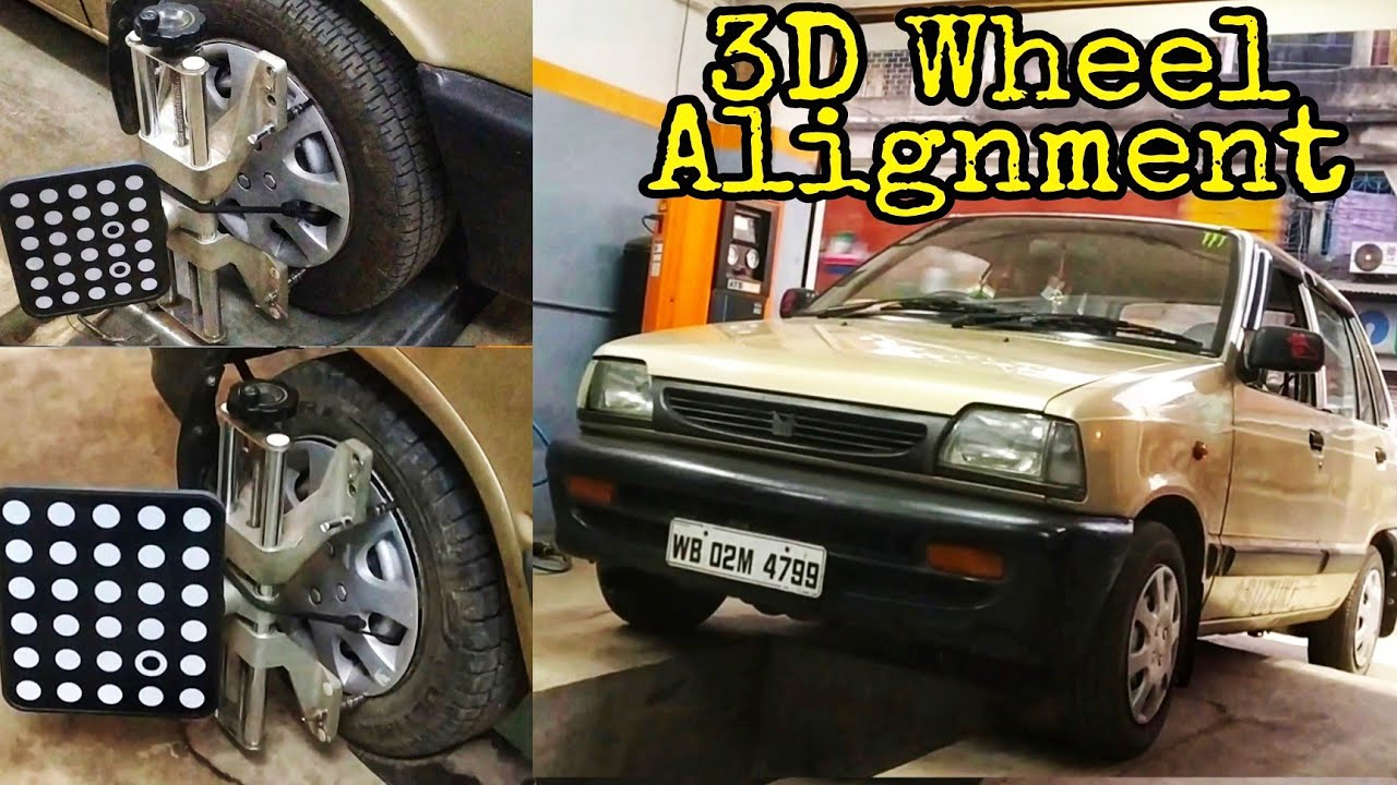 3D Wheel Alignment | Maruti 800