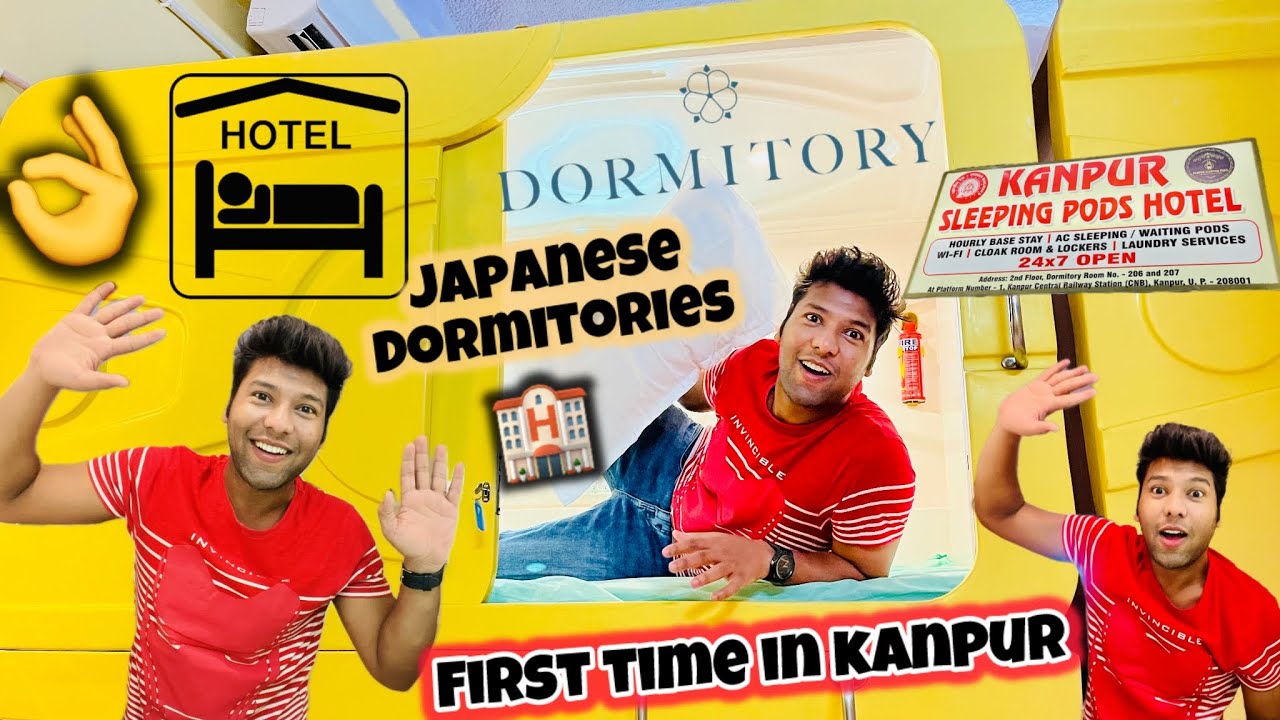 Japanese Sleepings Pods at Kanpur Railway Station 🚉🚃| starting only 15???rs 😱 | best capsule hotel 💊