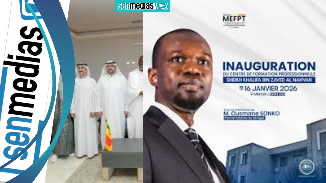 Inauguration du Centre de Formation Professionnelle(CFP) Sheikh Khalifa Bin Zayed Al Nahyan de Mbour