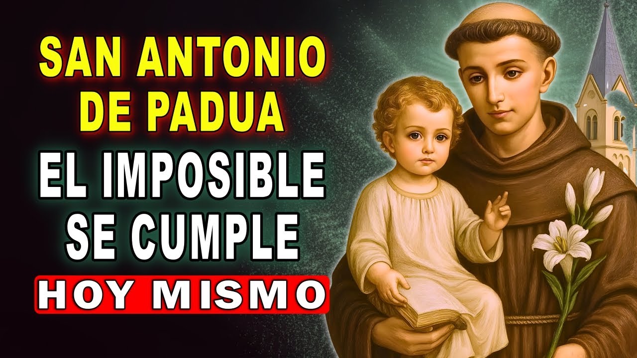 NOVENA A SAN ANTONIO (Día 4): Oración para un Milagro Urgente e Imposible 🙏✨