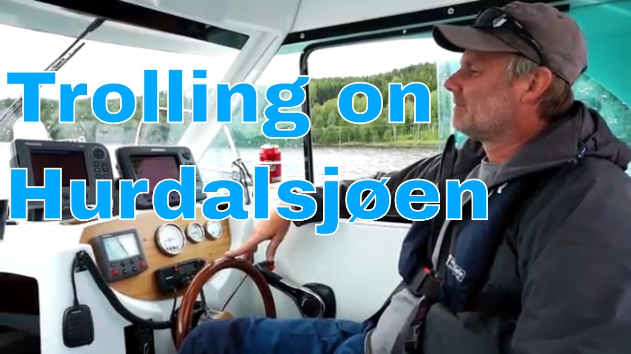 Trolling on Hurdalsjøen with Christian Juel.