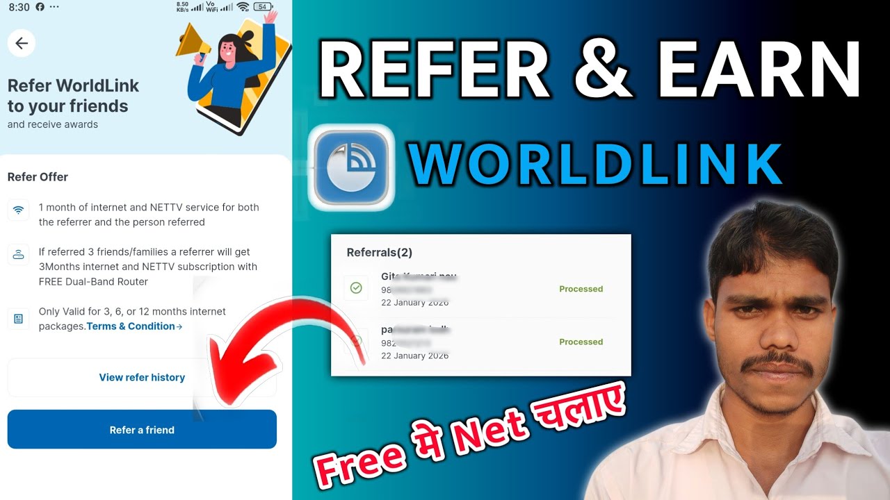 Refer & Friend Worldlink WiFi Use| Refer & Earn Worldlink WiFi Router 2026| WorldLink Refer and Earn