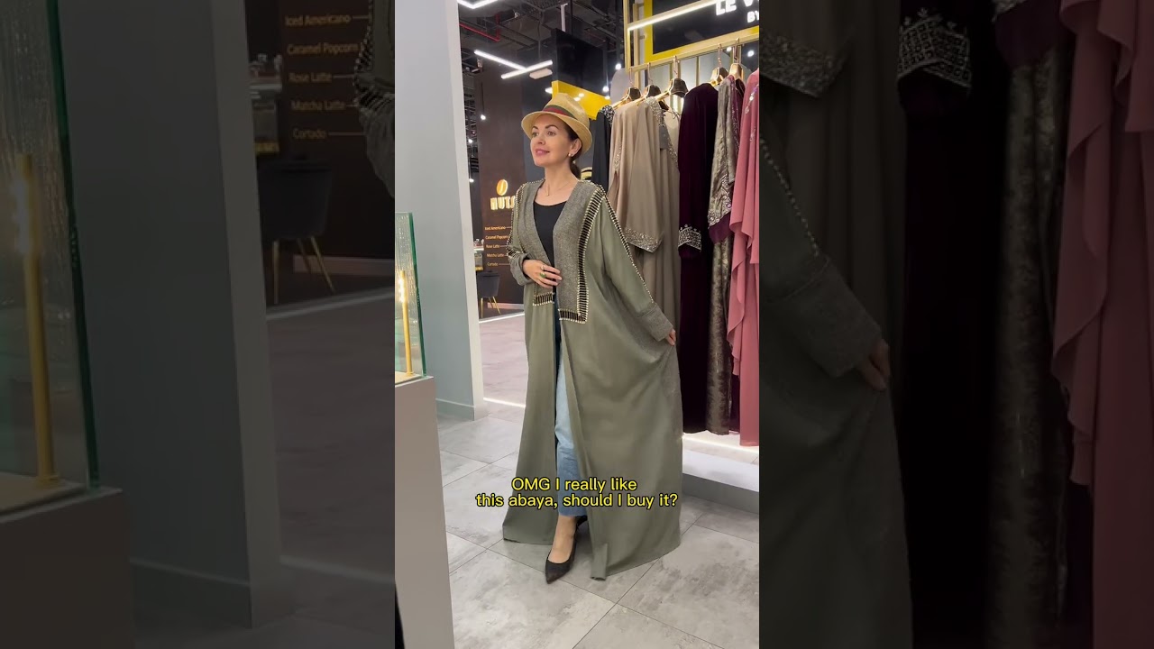 I really like this abaya, should I buy it? #dubailifestyle