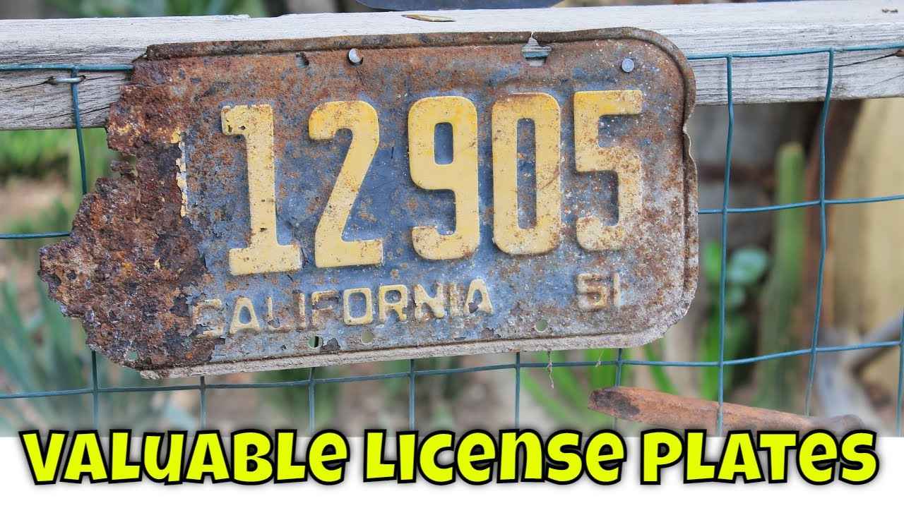 Your Old License Plate Could Be Worth A Fortune