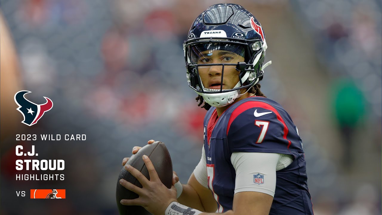 C.J. Stroud's Best Throws from Playoff Debut  | Super Wild Card Weekend