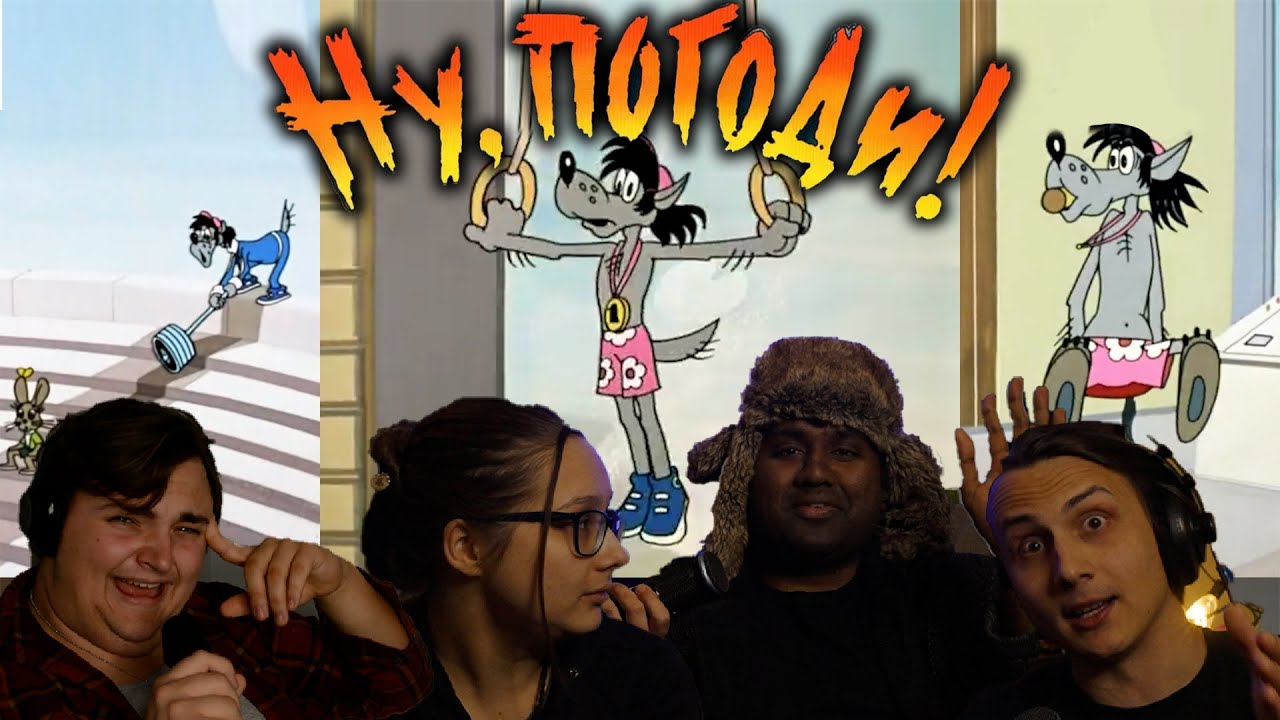 Americans React To Soviet Cartoons | Nu Pogodi! Ep 4 (Ну погоди!)
