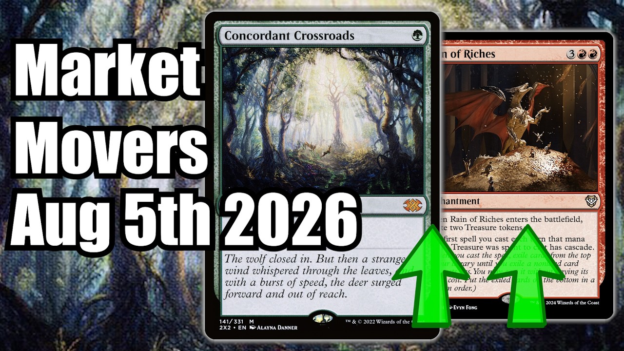 MTG Market Movers &mdash; 5 августа &mdash; Эти карты для &laquo;Командира&raquo; взлетели в цене! Rain of Riches и Conco...