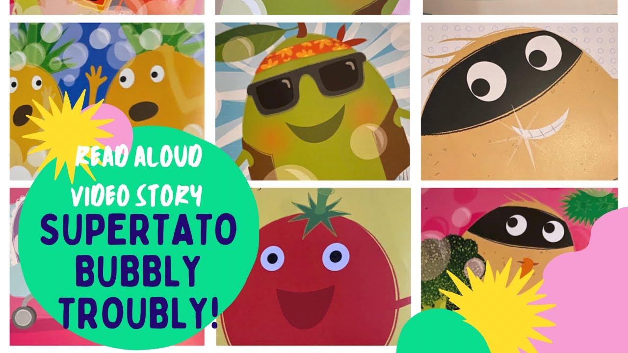 Read Aloud Books For Children | Supertato - Bubbly Troubly! 🛁
