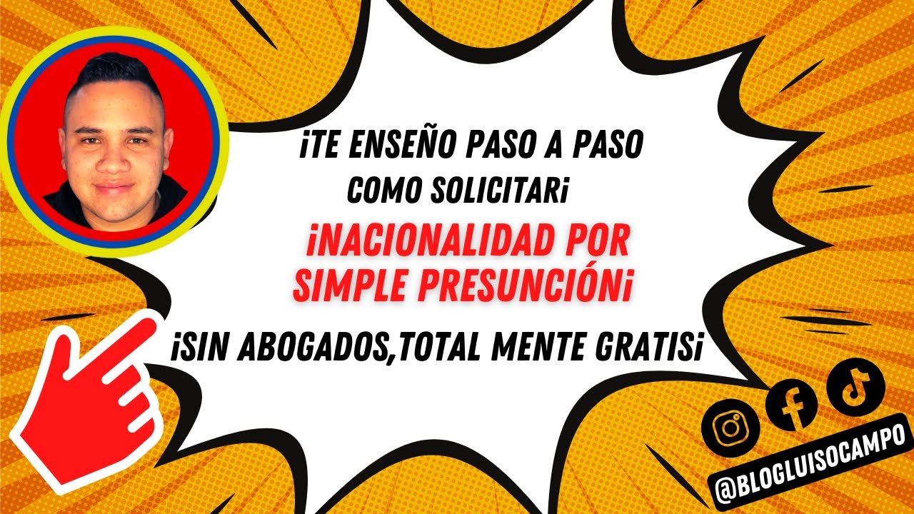 nacionalidad española por simple presunción