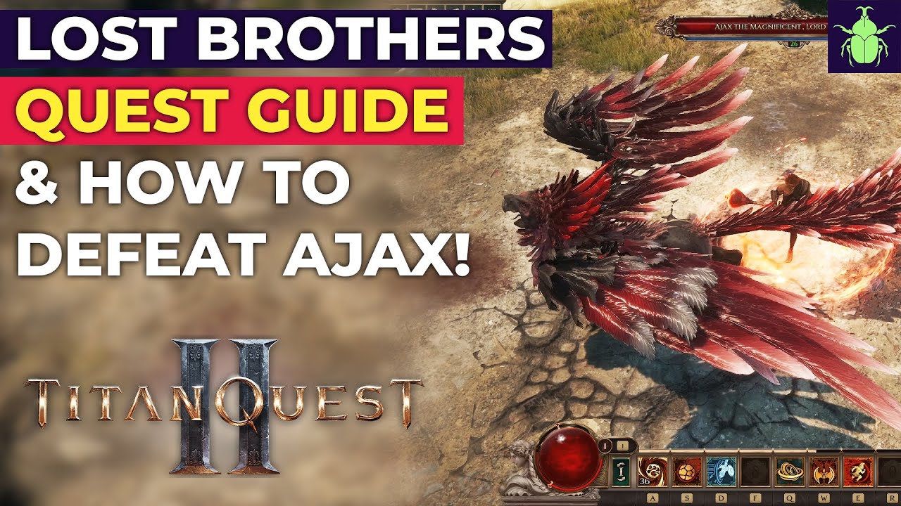 Titan Quest 2: Руководство по заданию Lost Brothers и как победить Аякса!