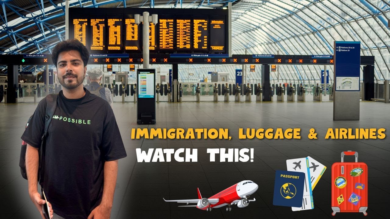 Pehli Dafa Travel? Airport Immigration aur Luggage Guide! 🧳✈️