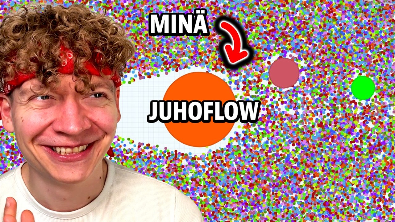 Pelataan *PALLOJEN KASVATUS* Peliä - Agar.io