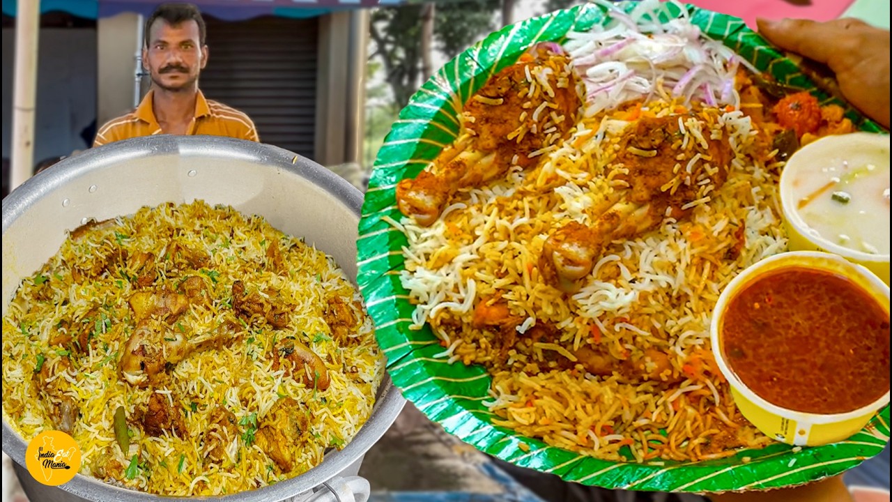 Bhubaneswar Wali Unlimited Chicken Biryani l Bhubaneswar Street Food