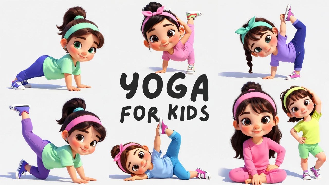 Fun Kids Yoga at Home | Easy Yoga Poses for Healthy & Happy Children