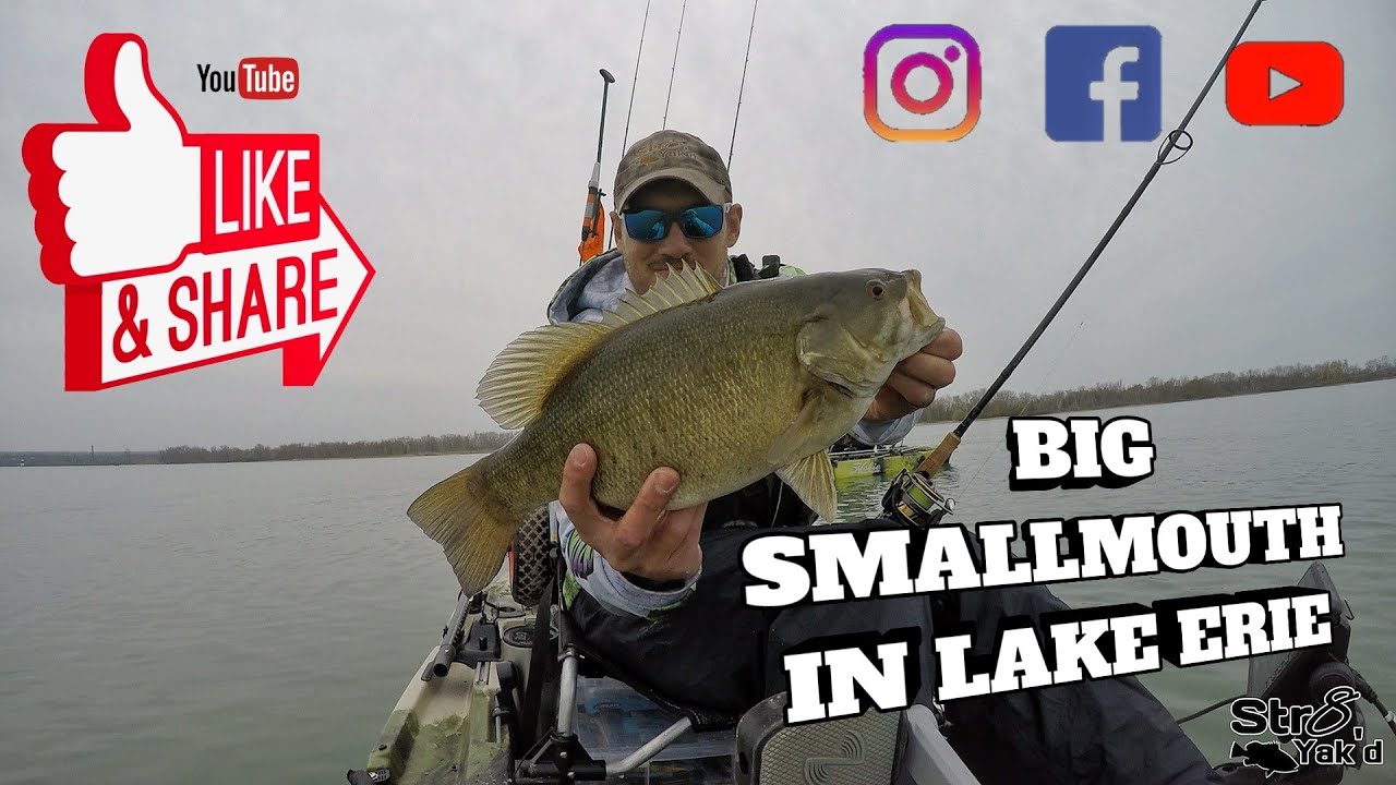 Kayaking for Big Smallmouth In Lake Erie