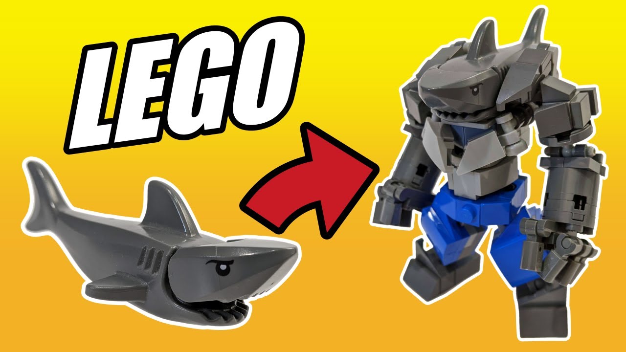 Lego Mecha King Shark! Lego Small Mech Series 1 Ep 33