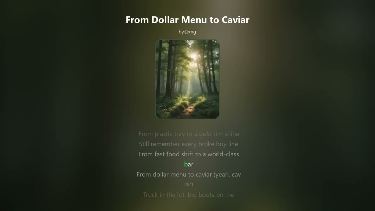 From Dollar Menu to Caviar