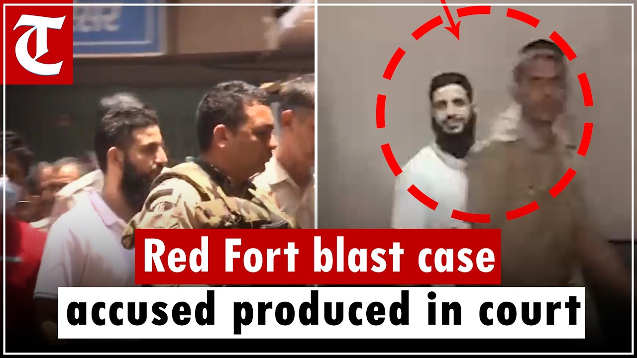 Delhi Red Fort Blast Case: All 10 Accused Produced in NIA Court at Patiala House, Chargesheet Filed