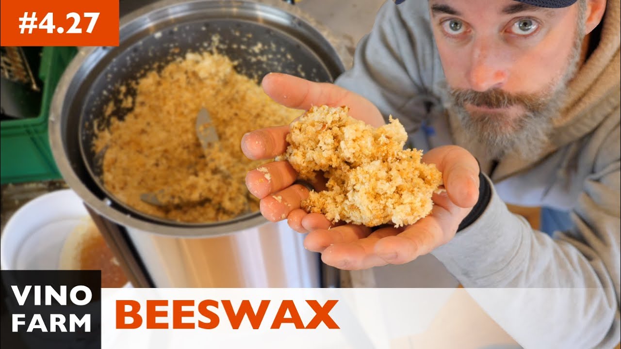 Beeswax and Honey Harvest - Using a Wax Spinner!