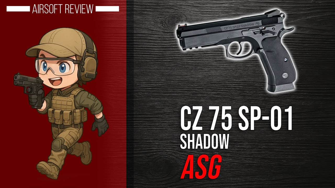 [CZ 75 SP-01 Shadow - ASG] Présentation | Review | Airsoft FR - EN subs - Gun Evasion