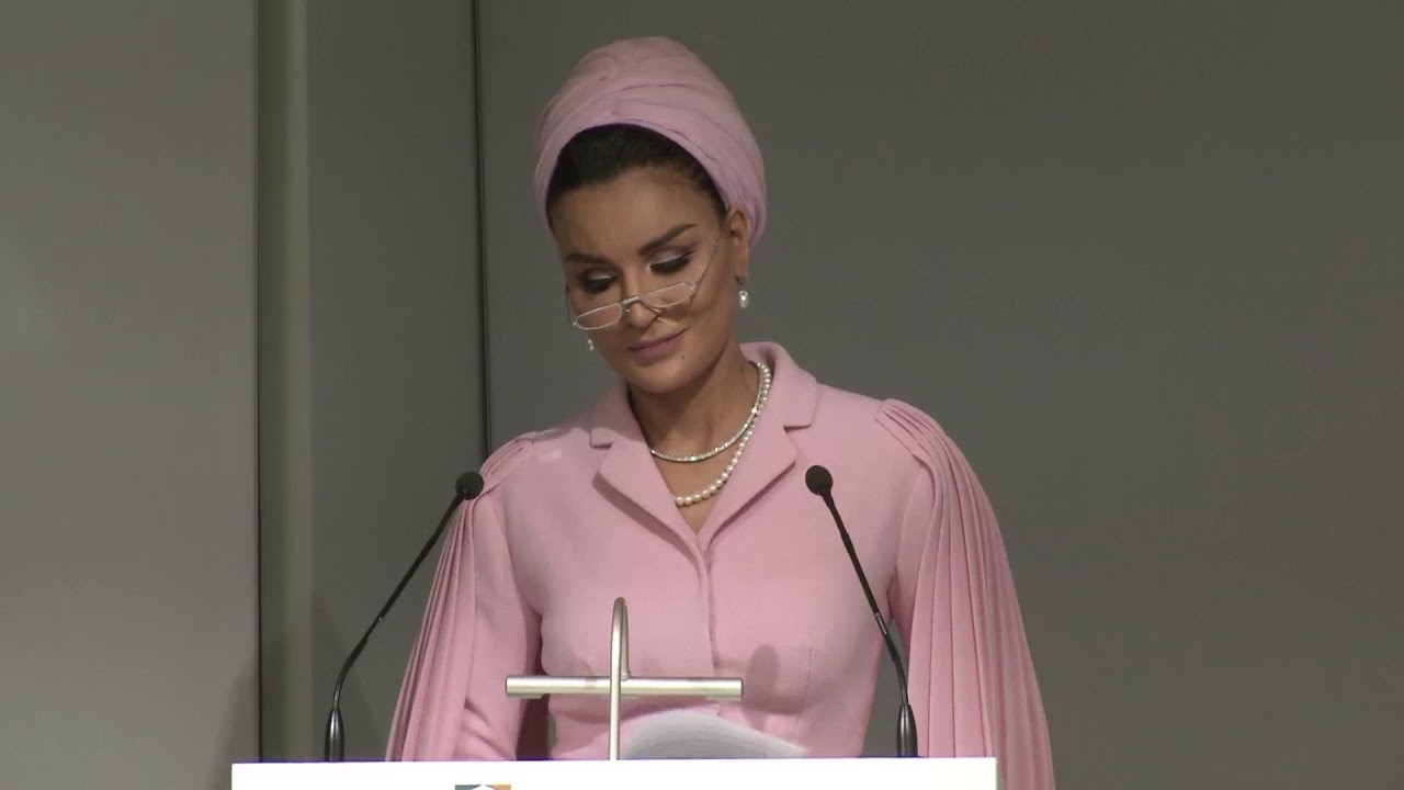 HH Sheikha Moza speaks at The Hague Institute | خطاب صاحبة السمو الشيخة موزا في معهد لاهاي