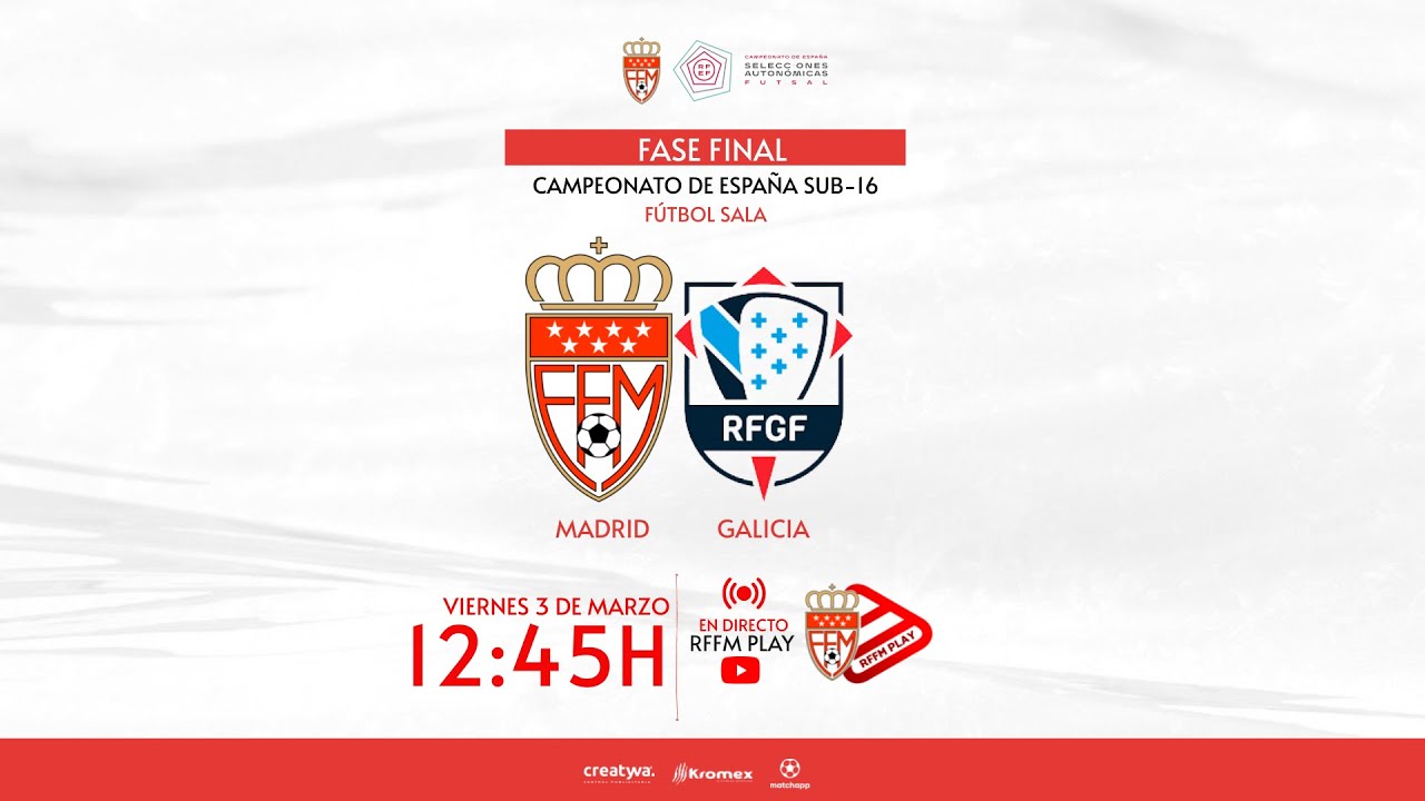 Campeonato de España Sub-16 Masculino | Madrid - Galicia 1/4 de Final