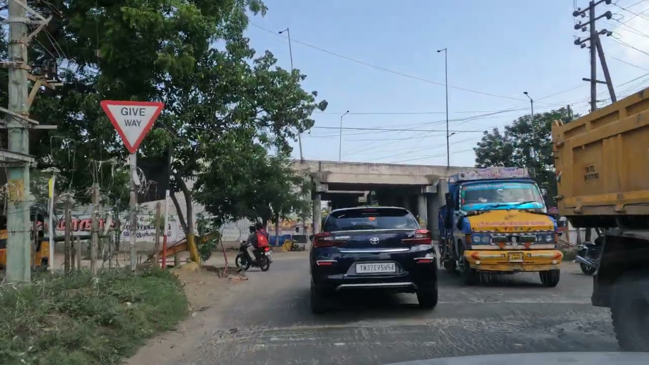 Arasur Bpcl Bunk to  Neelambur  via Salem Kochi Highway