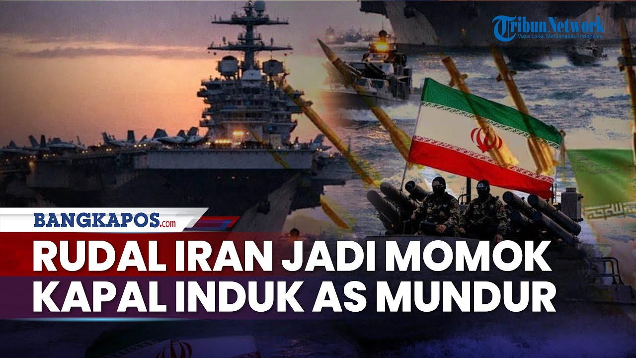 Rudal Tersembunyi Iran Ditakuti, Kapal Nuklir AS Tepergok Mundur Trump Batal Serang?
