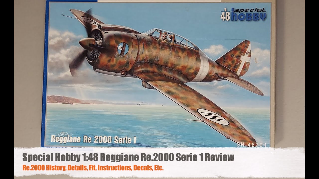 Special Hobby 1:48 Re.2000 Review - Italy's P-35!