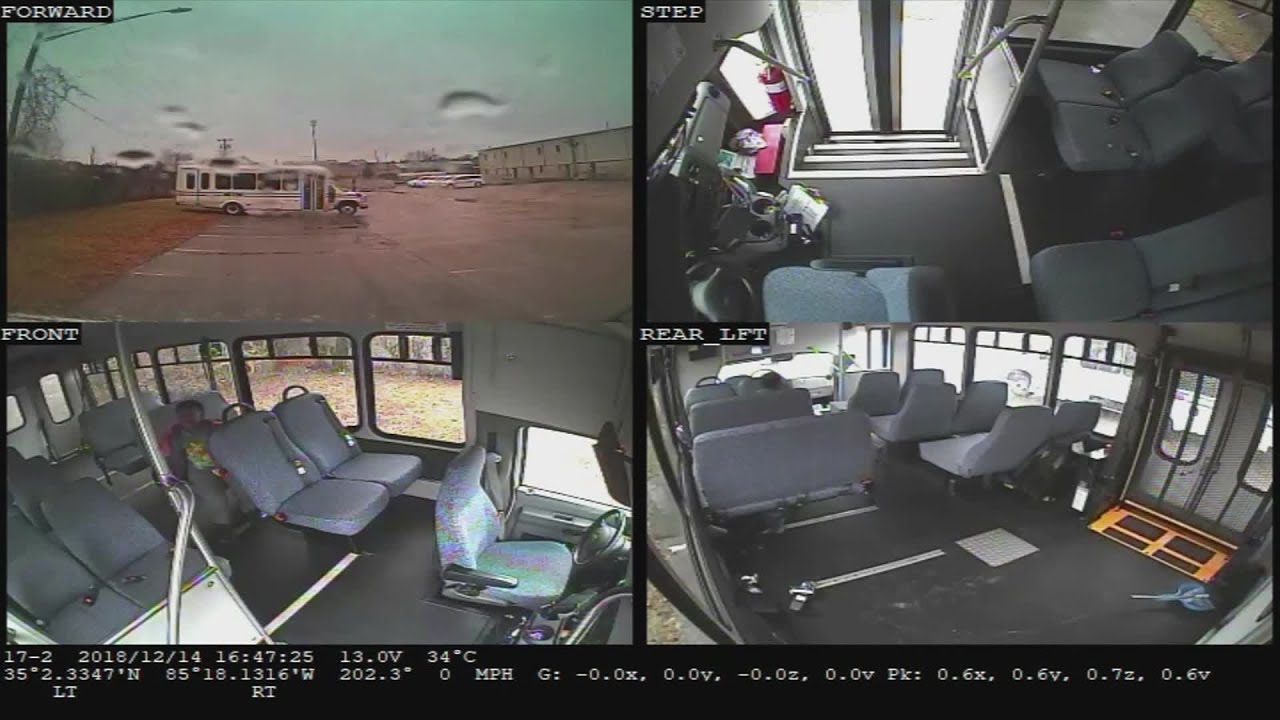 5 year old boy left on bus