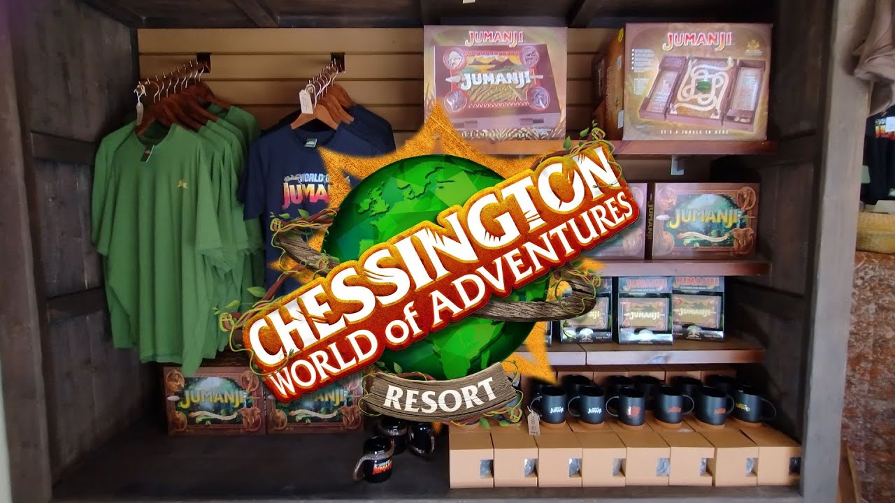 Jumanji Shop in the NEW World of Jumanji 2023 at Chessington World of Adventure Resort