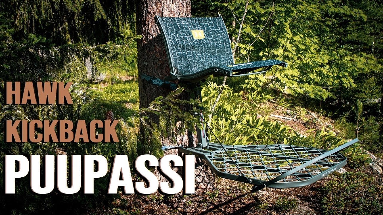 HAWK HELIUM  LVL KICKBACK ALUMIININEN PUUSTÄNDI JOUSIMETSÄSTYKSEEN #jousimetsästys #metsästys