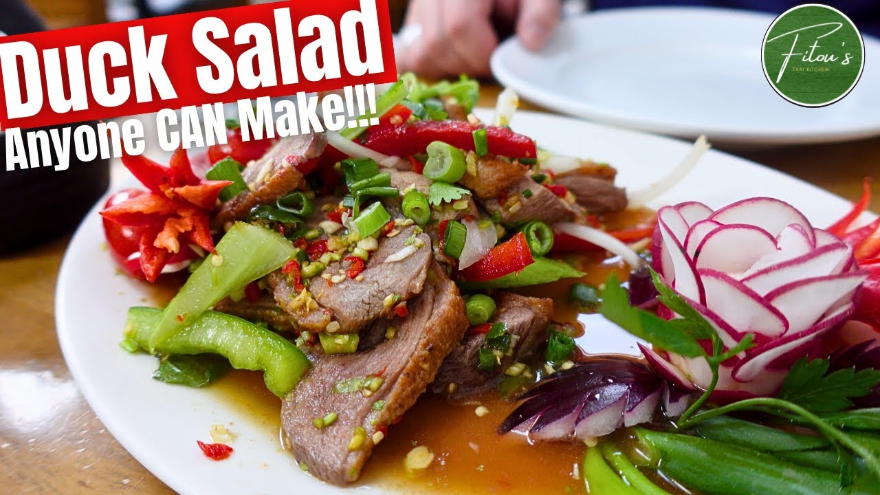 Spicy Duck Salad | So EASY Anyone Can Make It, EVEN YOU!!!!