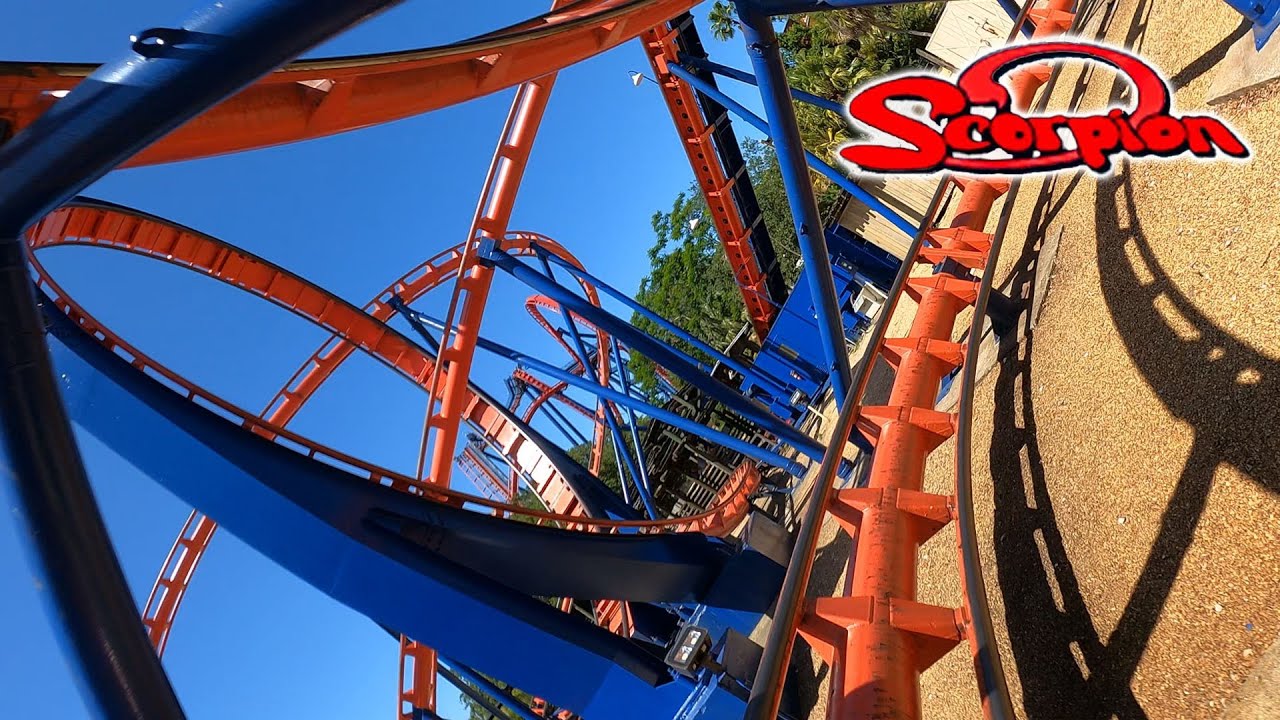 Scorpion 4K Front Seat POV - Busch Gardens Tampa Bay