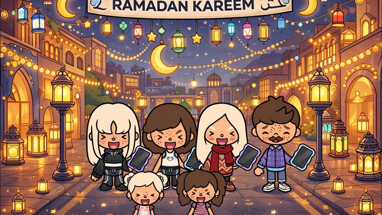 العائلة السعودية 🇸🇦 في رمضان الحلقه ١ 🎀 تجهيزات رمضان 😇🌙⭐️