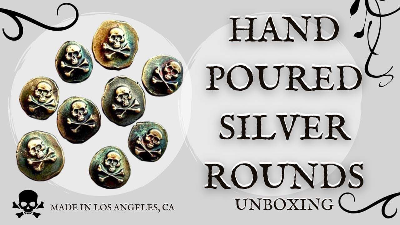 Thankful Thursdays: California-Made Hand-Poured Silver Skull 💀, Round 🪙 , and Skull Rounds ☠️