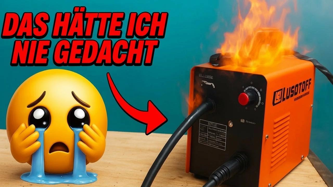 Ich hab mir das billigste Schutzgas-Schweißgerät gekauft... riesen Fehlkauf!