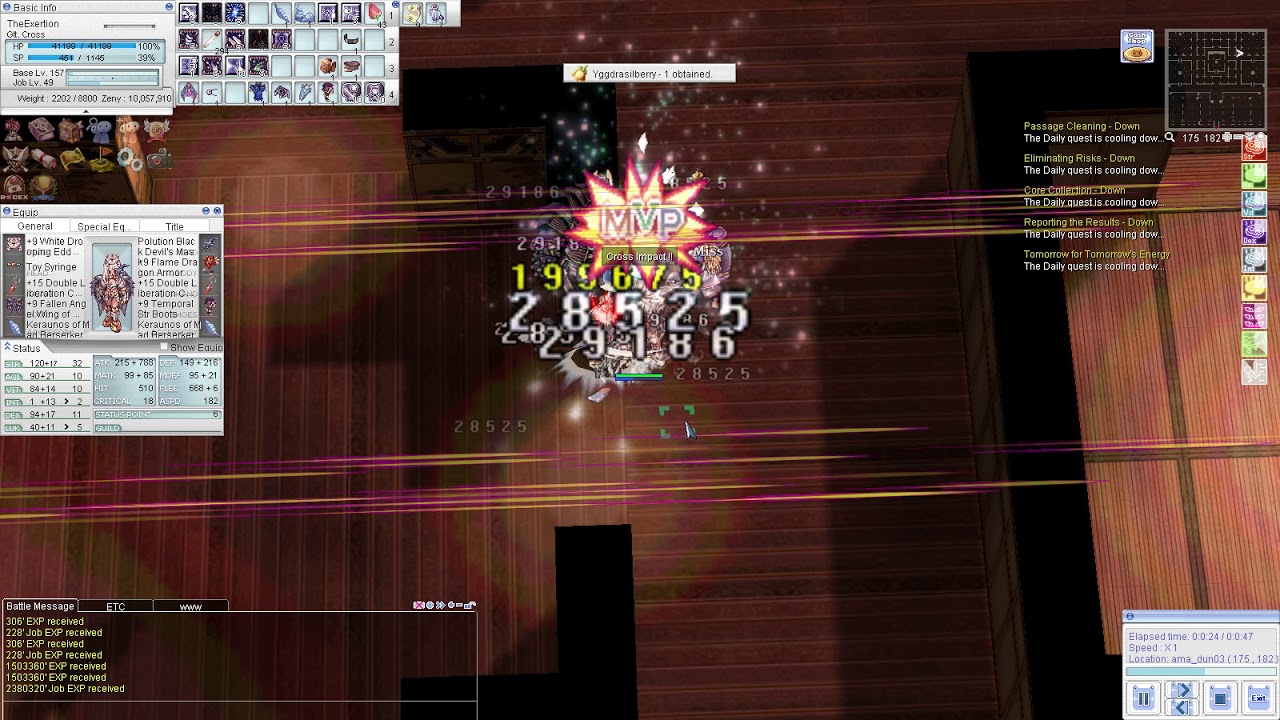 Guillotine Cross - Cross Impact vs Samurai Specter [iRO Chaos]